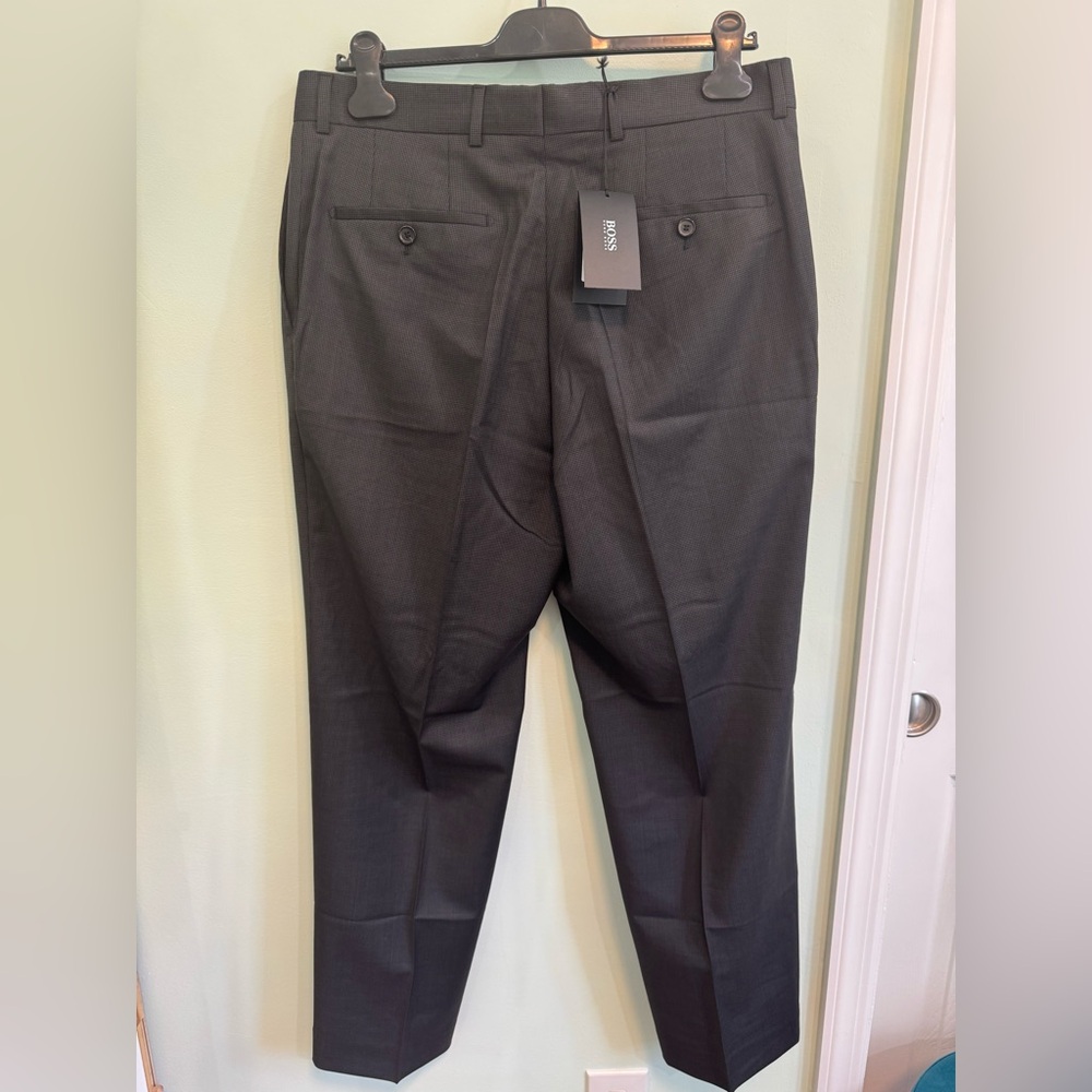 Hugo Boss Charcoal Men's Dress Pants